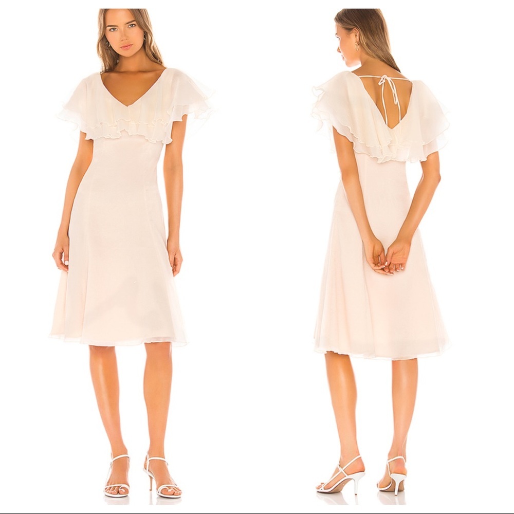 NWT! HOUSE OF HARLOW 1960 Damita Dress In Cream